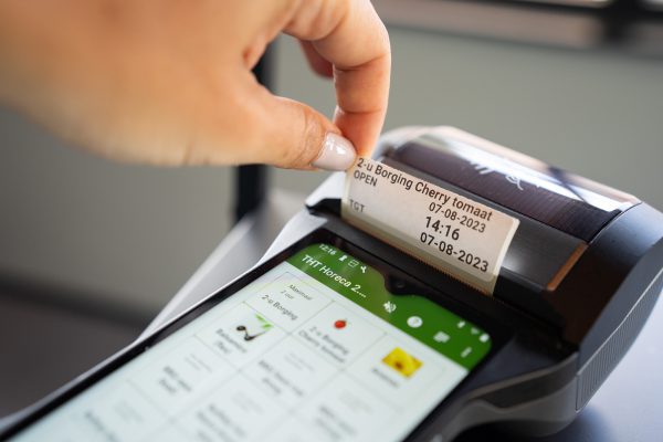 Sunmi V2s Plus mobiele terminal met ingebouwde labelprinter, inclusief THT-Labels licentie voor de horeca (1 jaar) - Afbeelding 2